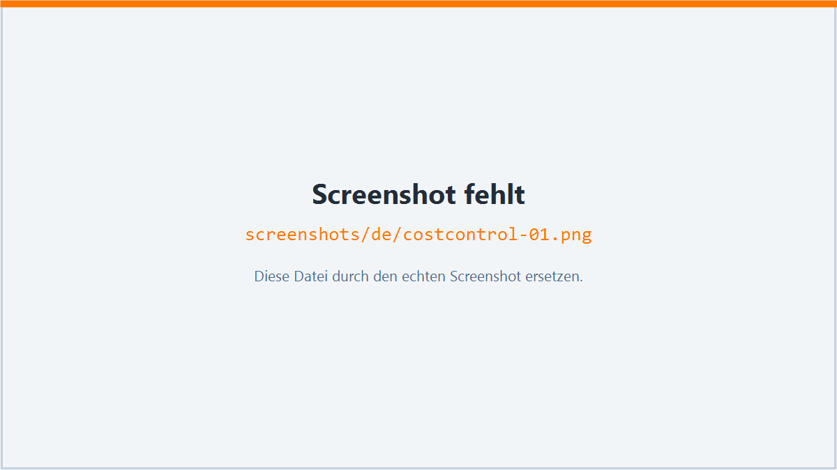 Screenshot: Überblick